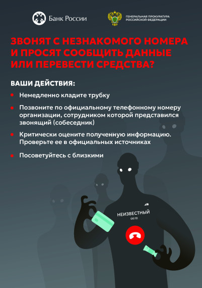 Памятка для граждан о телефонных мошенничествах.